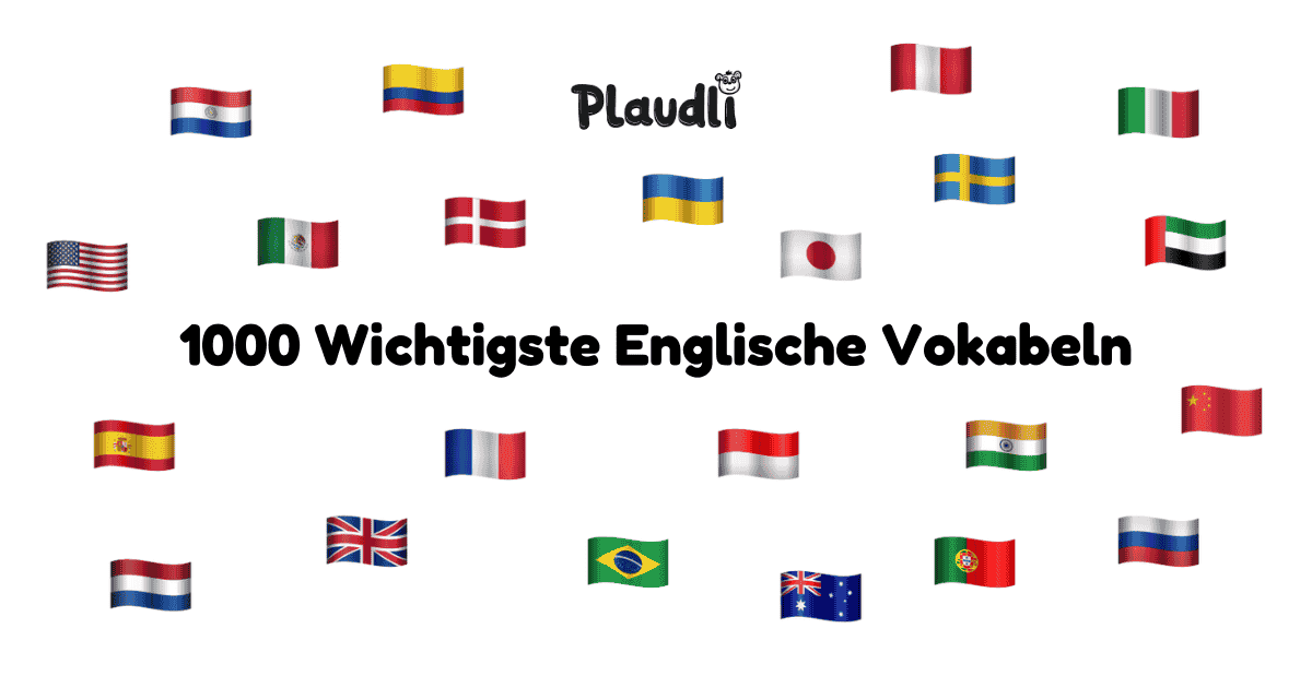 Die 1000 wichtigsten Englisch-Vokabeln (Liste)