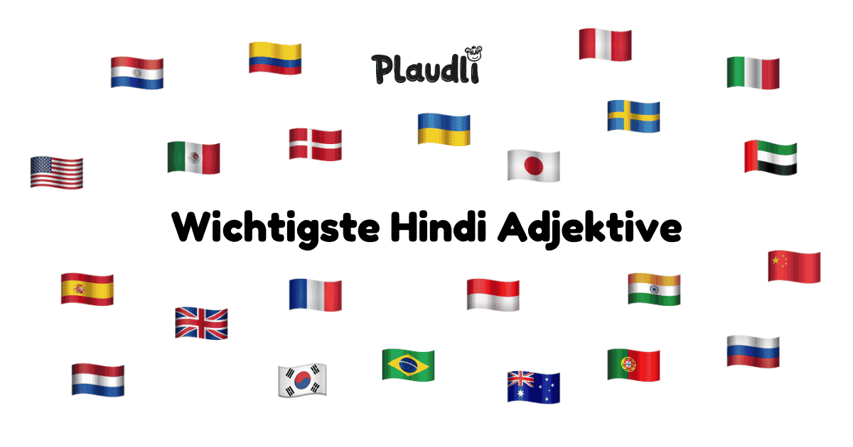Die 250 Wichtigsten Hindi Adjektive (Liste)