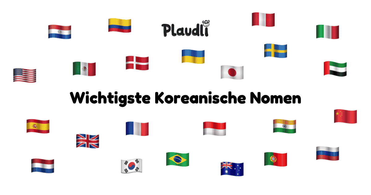 Die 300 Wichtigsten Koreanischen Nomen (Liste)
