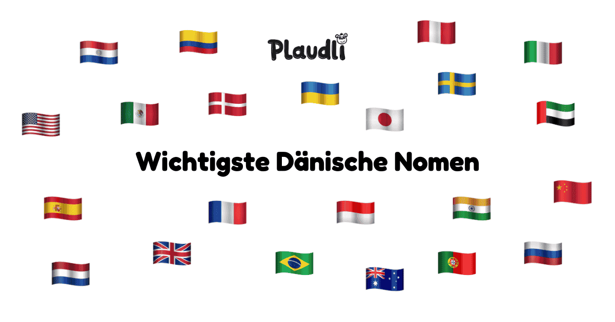 Die 300 Wichtigsten Dänischen Nomen (Liste)