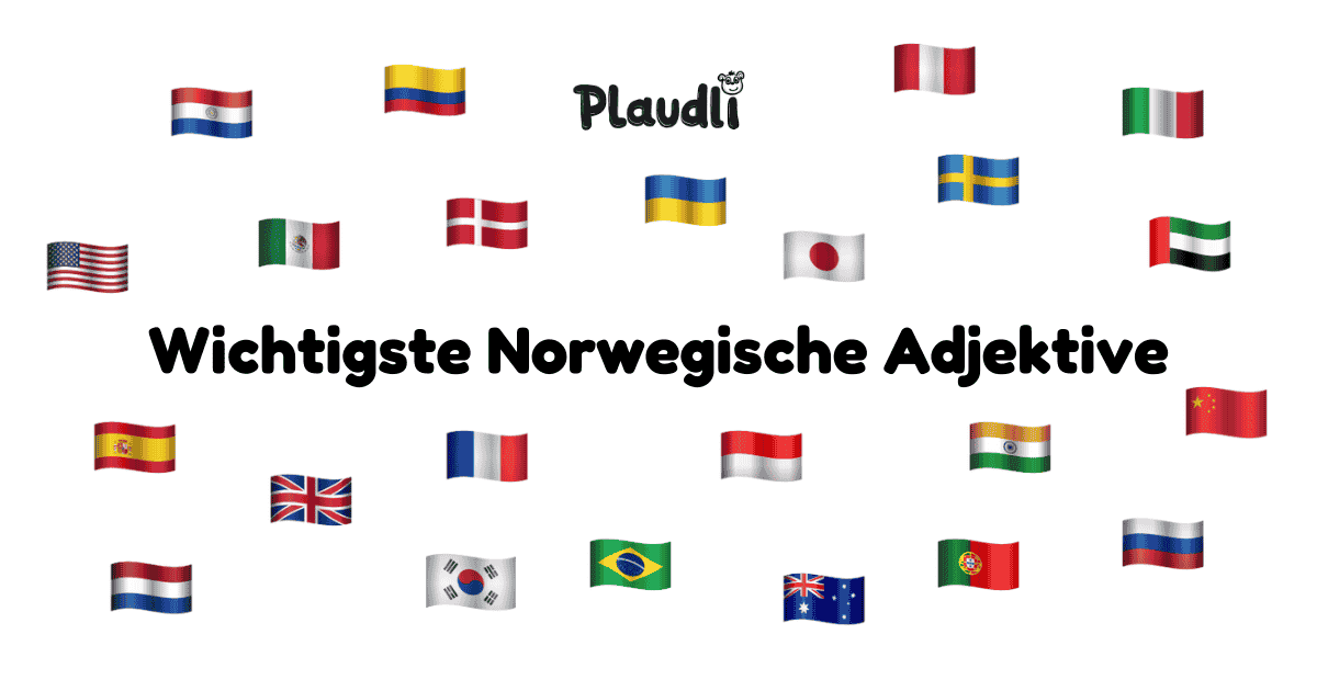Die 250 Wichtigsten Norwegischen Adjektive (Liste)